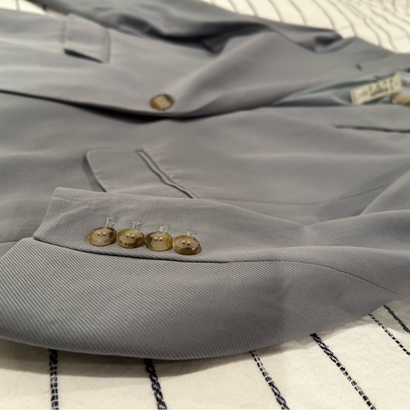 NWT Madewell oversized blazer in blue-grey size small - Picture 2 of 6